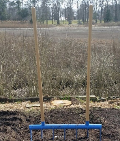 Our widest broadfork at Treadlite features premium strength meets effiency, designed for single pass cultivation on your farm