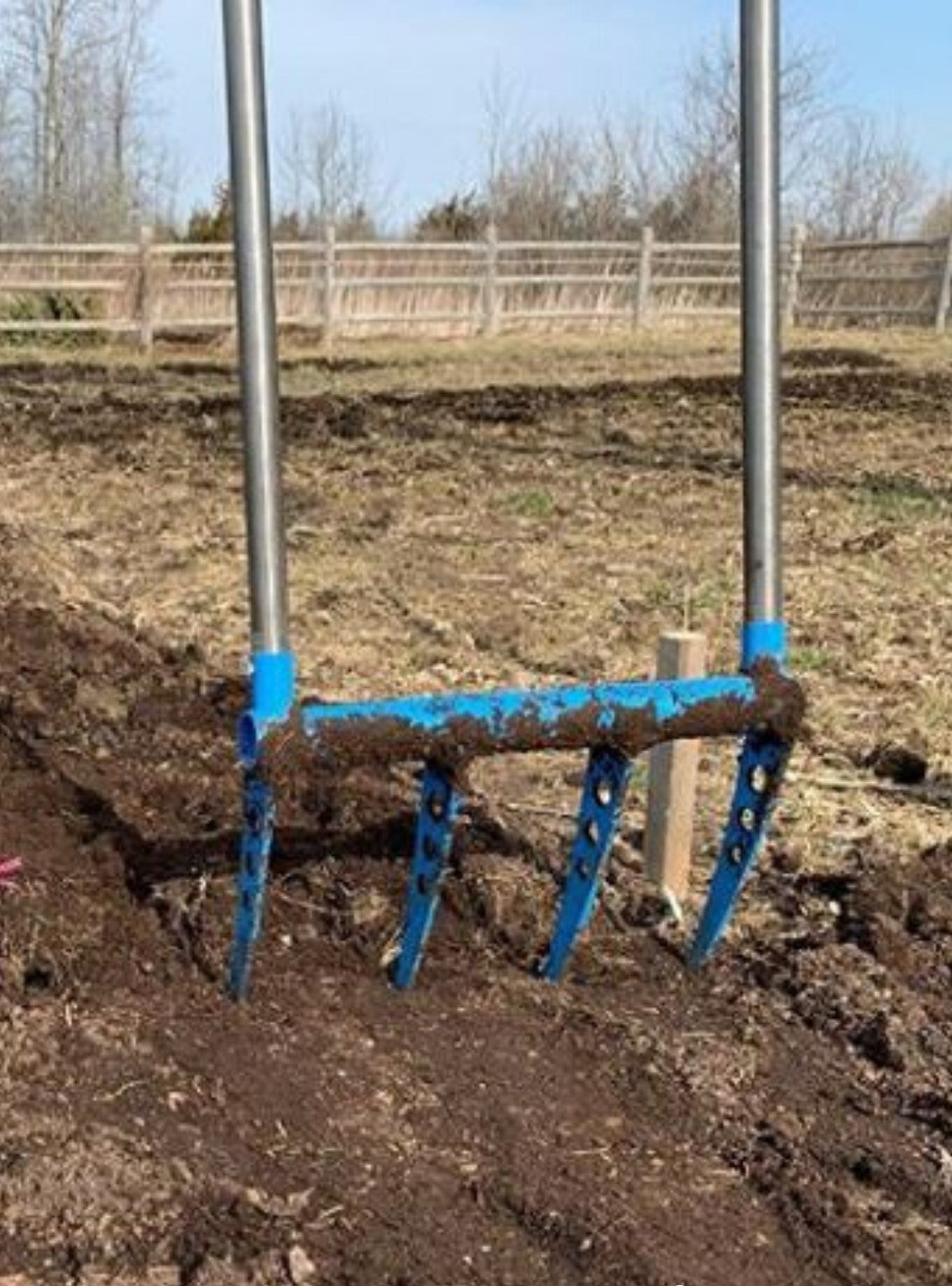 The All-Day Treadlite Broadfork | 20" wide | 4 tines