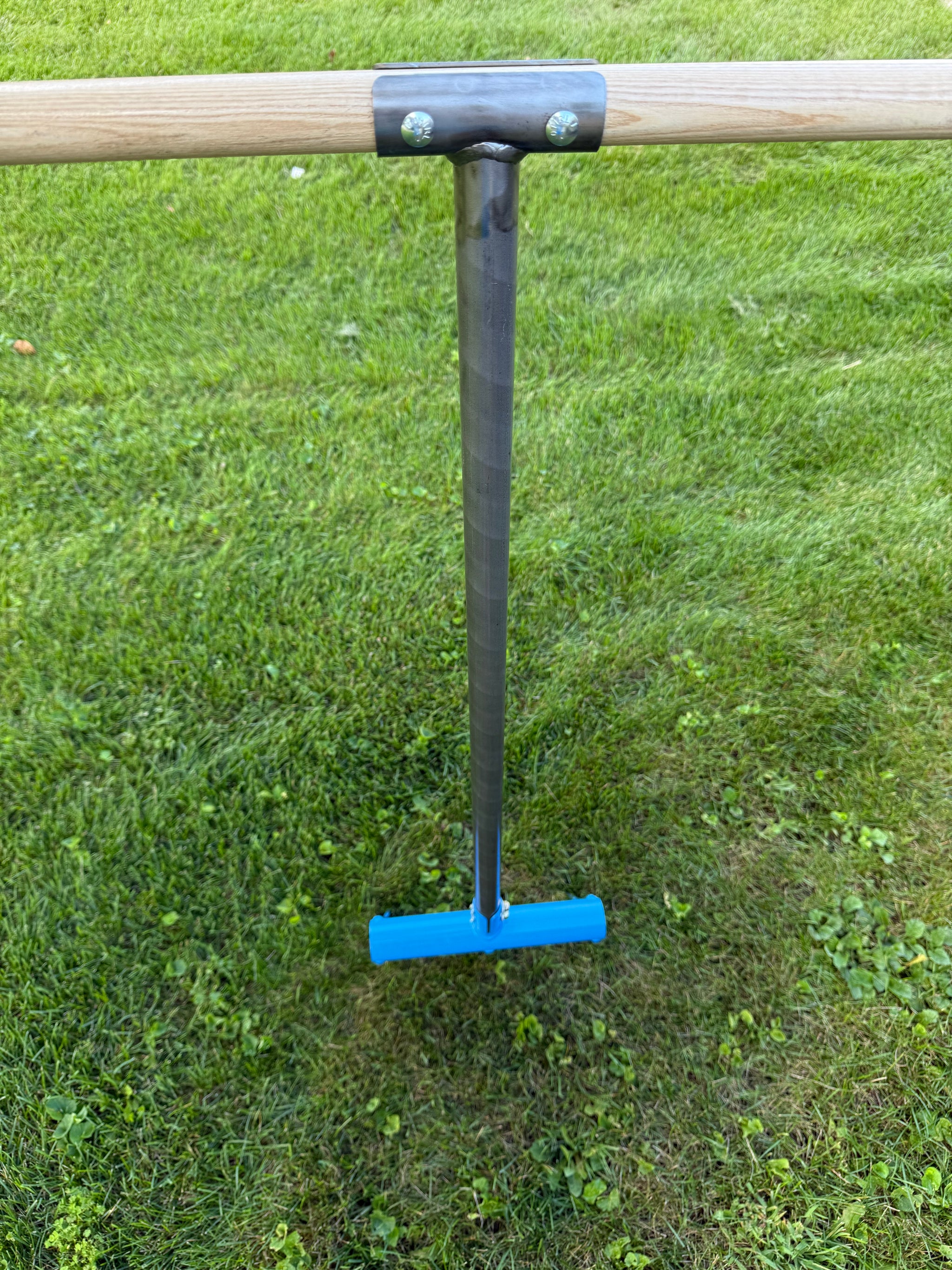 treadlite broadfork row style tool features steel strength and comfort of ash wood handle 